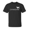 Chiweenie Dog Funny Logo Unisex T-Shirt