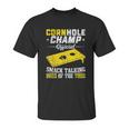 Cornhole Champion Gift Corn Hole Toss Boss Smack Talking Unisex T-Shirt