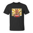 Cute Capybara Eating Ramen Funny Animal Anime Manga Unisex T-Shirt