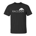 Cute Raccoon Logo Unisex T-Shirt