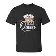 Cute Slot Machine Queen Funny Casino Gambling Unisex T-Shirt