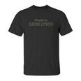 Directed By David Lynch Unisex T-Shirt