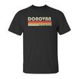 Donovan Surname Funny Retro Vintage 80S 90S Birthday Reunion Unisex T-Shirt