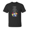 Dress Like Rachel Flirt Like Joey Clean Like Monica Sing Like Phoebe Joke Like Chandler Love Like Ross Unisex T-Shirt