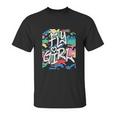 Fly Girl 80S 90S Old School Camo Bgirl Hip Hop Unisex T-Shirt