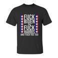 Fuck Kamala Harris And Fuck Joe Biden Offensive Unisex T-Shirt