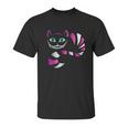 Funny Cheshire Faced Cat Unisex T-Shirt