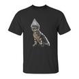 Funny Halloween Cat Tin Foil Hat Conspiracy For Men Unisex T-Shirt