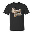 Funny Retro Second Grade Logo Unisex T-Shirt