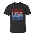 Funny Retro Usa Logo Unisex T-Shirt