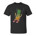 Funny Swinging Pineapple Unisex T-Shirt