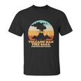 Funny Vintage Volcano Man Fire Saga Eurovision Song Contest Unisex T-Shirt