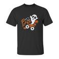 Ghost Rider Truck Monster Halloween Pumpkin Unisex T-Shirt