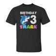 Happy 3Rd Birthday To Baby Shark With Wonderful Things Unisex T-Shirt