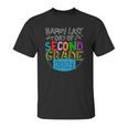 Happy Last Day Of 2Nd Grade Second Grade Class Of 2021 Graduation 2021 School Life Face Mask Quarantine Unisex T-Shirt