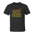 Hot Ones Simple Line Art Unisex T-Shirt