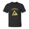 Illuminacho Funny All Seeing Eye Conspiracy Theory Unisex T-Shirt