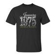 January 1975 Tee - 47 Years Old 1975 47Th Birthday Gift Unisex T-Shirt