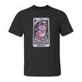 Kawaii Pastel Goth Art The Death Tarot Cute Cat Creepy Art Unisex T-Shirt