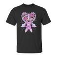 Kawaii Pastel Goth Cute Creepy Bat Skeleton Unisex T-Shirt