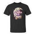 Kawaii Pastel Goth Cute Creepy Cat Vaporwave Menhera Nu Goth Unisex T-Shirt