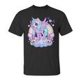 Kawaii Pastel Goth Unicorn Pony - Aesthetic Gothic Skeleton Unisex T-Shirt