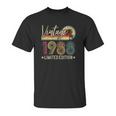 Limited Edition 1988 33Rd Birthday 33 Years Old Vintage Unisex T-Shirt