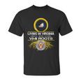 Living In Virginia With Vmi Roots Unisex T-Shirt