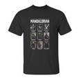 The Mandalorian Character Grid Unisex T-Shirt