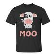 Moo Cow Farm Animals For ToddlersFam Girl Unisex T-Shirt