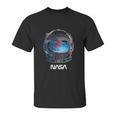 Nasa Galaxy Lineart Fill Helmet Unisex T-Shirt