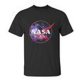 Nasa Purple Pink Mix Galaxy Style Logo Graphic Unisex T-Shirt