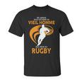 Ne Jamais Sous Estimer Un Vieil Homme Qui Joue Au Rugby Unisex T-Shirt