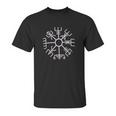 Nordic Viking Rune Compass Norse Germanic Icelandic Pagan Magic Symbol Unisex T-Shirt