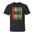 November 1985 36Th Birthday Gift 36 Years Old Unisex T-Shirt