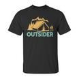 Outsider Hiking Tent Adventure T- Unisex T-Shirt