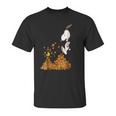 Peanuts Snoopy Jumping Into Leaf Autumn Shirt Unisex T-Shirt