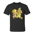 Pikachu And Pikachu Charmander Pokemon Unisex T-Shirt