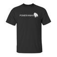 Pomeranian Dog Logo Unisex T-Shirt