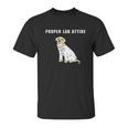 Proper Lab Attire Funny Laboratory Dog Pun Science Unisex T-Shirt