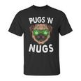 Pugs N Nugs Cute Pug Dog Lover Cannabis Marijuana Gift Unisex T-Shirt