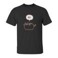 Pusheen Isaac Morris Hi Bye Juniors Unisex T-Shirt