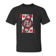 Queen Of Hearts Vintage Valentine Day Unisex T-Shirt