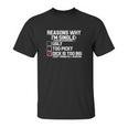 Reason Why I Am Single Dick Is Too Big Unisex T-Shirt