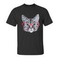 Red Linda Glasses Cat Funny Belcher Kitty Cute Humor Fun Unisex T-Shirt