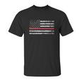 Rothco Thin Red Line Unisex T-Shirt