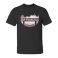 San Francisco Football Vintage Sf Cali Retro Gameday Unisex T-Shirt