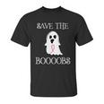 Save The Boooobs Breast Cancer Halloween Ghost Unisex T-Shirt