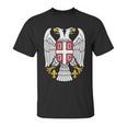 Serbian Eagle Srpski Grb Emblem Serbia Double-Headed Eagle Unisex T-Shirt