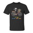 Snoopy Riding Bike It’S Ok To Be Different Autism Shirt Unisex T-Shirt